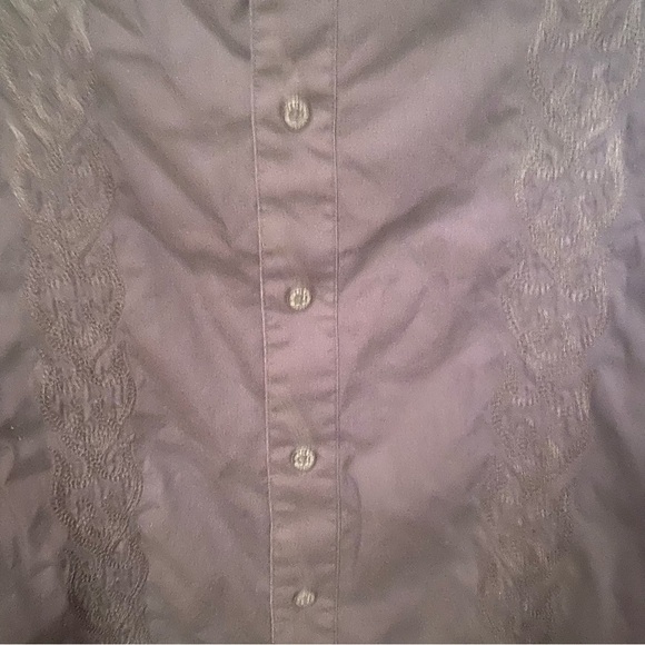 Vtg HARLEY-DAVIDSON Men Black Embroidery Button Long Sleeve Shirt Size Medium - Picture 2 of 8